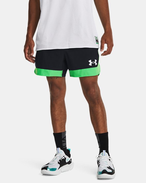 Men's UA Baseline 5" Shorts, Black, pdpMainDesktop image number 0